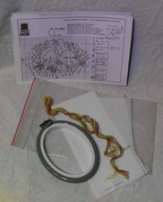 Stickbild Stickpackung Oehlenschläger Hase Ostern Blumen 09767 Dänemark 8x10cm