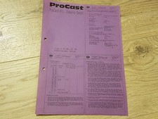 ABE Tüv Gutachten ProCast BORBET 1.67530 7,5x16 ET30 Alufelgen Ford Escort Orion