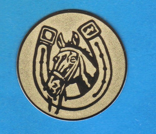 Embleme 25mm pferdekopf - Ø,