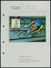 GERMANY MK 1991 SPORTS CYCLING BICYCLE RADFAHREN CARTE MAXIMUM CARD MC CM ua03
