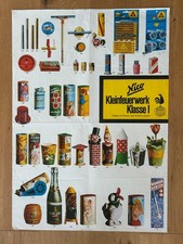 Werbe plakat nico feuerwerk - plakat,