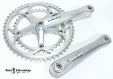 Shimano Dura Ace FC-7700 172,5mm Rennrad CX Kurbelset 52/39 Silber 1998 Japan