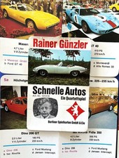 Auto-Quartett Schnelle Autos