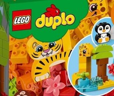 LEGO Duplo Konvolut: Ca. 6 Kg Tiere, Fahrzeuge, Figuren, Landschaften