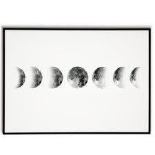 Mondphasen poster - poster, –
