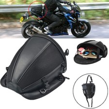 Motorrad Hecktasche Hinten Koffer Rücksitz Pack Gepäcktasche Schwarz