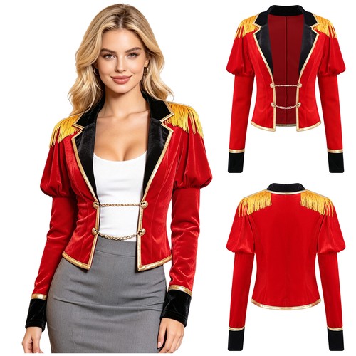 Damen zirkusdirektor jacke mit - zirkusdirektor,