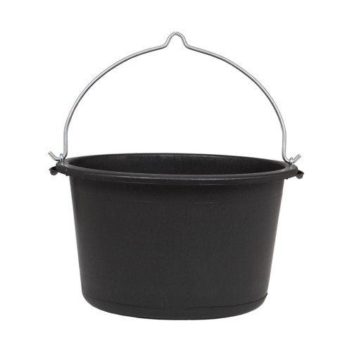 Mörtelkübel schwarz l - pe,