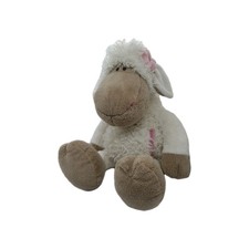 Nici Jolly Mäh Schaf Rosa mit Bauchtasche & Blüte ca. 50cm Top Zustand 