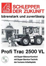 Schlüter Profi Trac 2500 VL, orig. Prospekt 1977