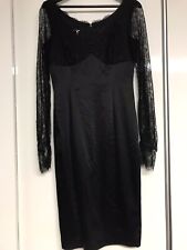 Escada Neu ♥Seide Abendkleid Cocktailkleid♥schwarz 36 Spitze