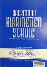 Klarinetten Schule-2. Teil-Opus 64-Jubiläumsausgabe-502e -C. Baermann - Nr. 8915