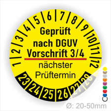 Geprüft nach DGUV Vorschrift