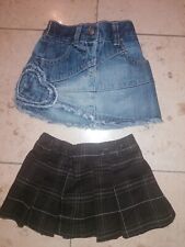 2x Rock Jeans Schottenmuster, Größe 80, braun kariert