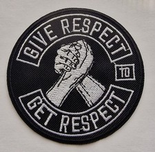 Patch Aufbügler "Give Respect