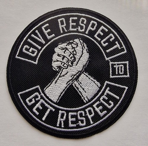 Patch aufbügler give respect - aufbügler,