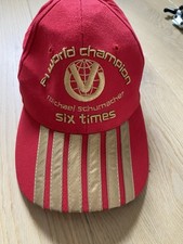 Michael Schumacher Ferrari Basecap Formel 1 Six Times Kappe Original Fanartikel