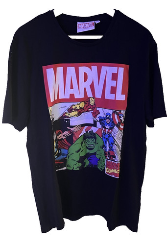 Marvel herren shirt schwarz - herren,
