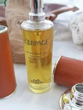 Hermes Equipage Eau de Toilette In LEDER 75ml Rechargeable Vapo, Vintage, rar 