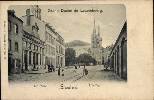 Diekirch luxemburg die - ak,