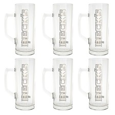 6x Becks Biergläser 0,5 l