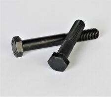 6-kant Schraube DIN 931 10.9 M8 oder M6 mit Schaft schwarz / blank