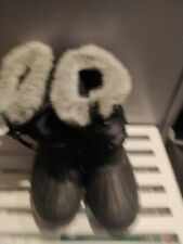 Kinder Schnee Winter Stiefel 36 Schwarz Unisex