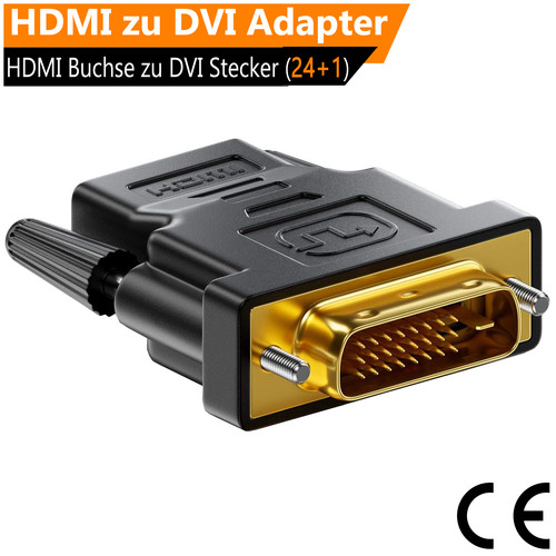 Hdmi buchse auf dvi stecker - hdmi,