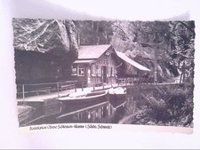 Bootsstation. Obere Schleusen - Klamm. Sächsische Schweiz. AK.