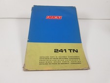 Werkstatthandbuch Fiat 241 TN Lkw Katalog Ersatzteile Karosserie 1' Ediz. '68