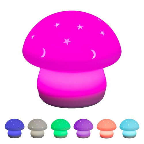 Nachtlicht led pilz lampe - pilz, rgb