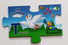 Danone - Fruchtzwerge Puzzle MAGNETE mit Buchstaben: Taube 2010