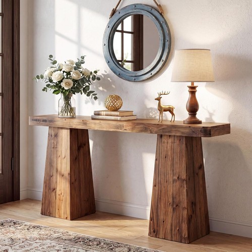 Massivholz konsolentisch 160cm - konsolentisch,