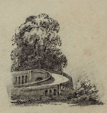 Zwei Parklandschaften Studie