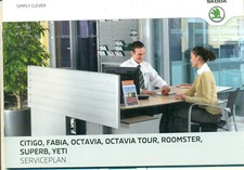 Scheckheft / Serviceplan Skoda  Wartungsprogramm 2011