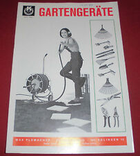dachbodenfund alt prospekt heft knauthe garten  geräte 1972 reklame werbung