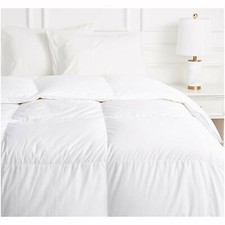 Daunen Bettwäsche Bettdecke von Amazon Basics weiß weich Ökotex-zertifiziert