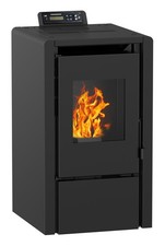 NEMAXX® PC5 Pelletofen 5,3 kW bis 120m³–Pelletheizung&Elektrokamin mit ECO-Modus