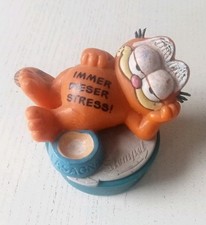 Garfield "Immer dieser Stress!" - Stempel Bully Figur Vintage 
