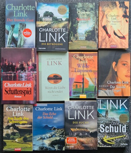 12x charlotte link buchpaket - 12x,