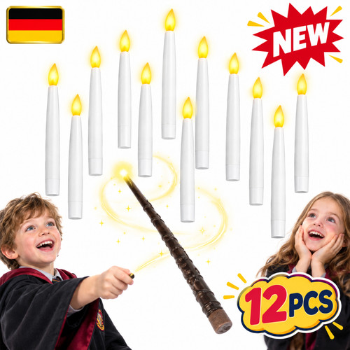 Schwebende kerzen 12x led - 12x,