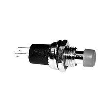 Salecom Druckschalter R18-29A 1x0-E Steckanschluss schwarz 125VDC 1A unbeleuchte