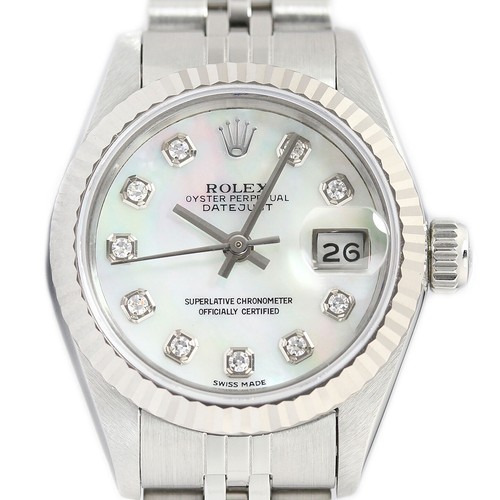 Rolex damen datejust weiß - rolex,
