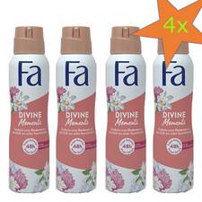 4x150ml FA Divine Moments Deodorant Deo Spray Kamelienblüte aluminiumfrei 48H