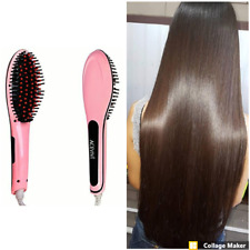 Acevivi glättende Haarbürste besser als Glätteisen! Glättungsbürste Haar PINK ✅