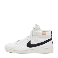 Nike Herren Blazer Mid '77 Sneaker Weiß/Schwarz Vintage-Design High-Top EU 44