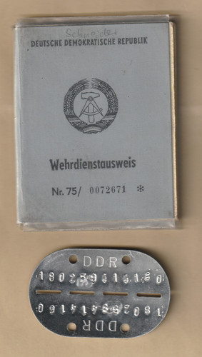 Nva wehrdienstausweis - nva,