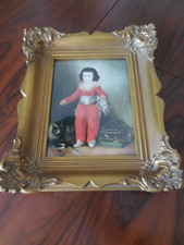 Bilderrahmen Barock Gold Holzrahmen 35 cm x 29 cm Antik Stil top erhalten