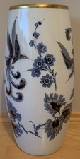 Schumann Arzberg Vase Echt Cobalt • Bavaria Porzellan • Goldrand •