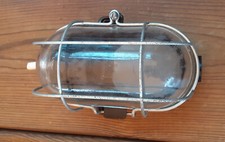 Bakelit Kellerlampe Bunkerlampe Industrielampe Gitterlampe, Original!